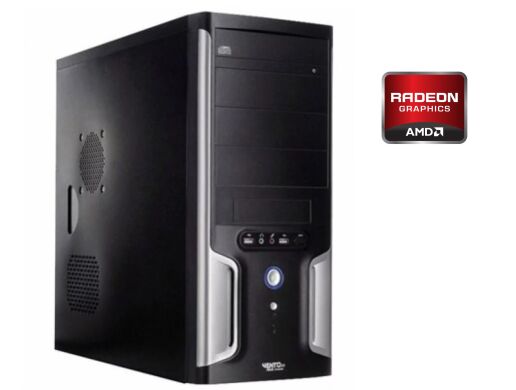ПК Asus Vento A8 Tower / AMD Athlon II X3 460 (3 ядра по 3.4 GHz) / 16 GB DDR3 / 120 GB SSD / AMD Radeon HD 6670, 1 GB GDDR5, 128-bit / DVD-RW / 450W