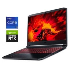 Игровой ноутбук Б-класс Acer Nitro 5 AN515-57 / 15.6" (1920x1080) IPS / Intel Core i9-11900H (8 (16) ядер по 2.5 - 4.9&nbsp;GHz) / 16 GB DDR4 / 512 GB SSD M.2 / nVidia GeForce RTX 3060, 6 GB GDDR6, 192-bit / WebCam / Win 11