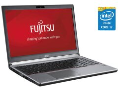 Ноутбук Fujitsu LifeBook E754 / 15.6" (1920x1080) IPS / Intel Core i7-4610M (2 (4) ядра по 3.0 - 3.7 GHz) / 8 GB DDR3 / 240 GB SSD / Intel HD Graphics 4600 / WebCam / Win 10 Pro
