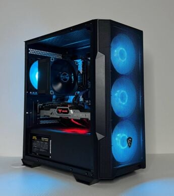 Ігровий ПК MSI MAG Forge M100R Black Tower / AMD Ryzen 5 5600 (6 (12) ядер по 3.5 - 4.4 GHz) / 16 GB DDR4 / 500 GB SSD / nVidia GeForce GTX 1080 Ti, 11 GB GDDR5X, 352-bit / 700W Ігровий ПК MSI MAG Forge M100R Black Tower / AMD Ryzen 5 5600 (6 (12) ядер по 3.5 - 4.4 GHz) / 16 GB DDR4 / 500 GB SSD / nVidia GeForce GTX 1080 Ti, 11 GB GDDR5X, 352-bit / 700W
