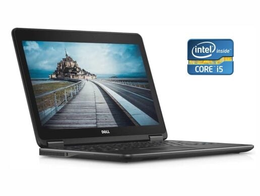 Нетбук Dell Latitude E7240 / 12.5" (1366x768) TN / Intel Core i5-4310U (2 (4) ядра по 2.0 - 3.0 GHz) / 8 GB DDR3 / 256 GB SSD / Intel HD Graphics 4400 / Win 10 Pro