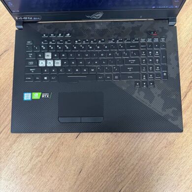 Ігровий ноутбук Б-клас Asus ROG Strix Scar II GL704GW / 17.3” (1920x1080) IPS / Intel Core i7-8750H (6 (12) ядер по 2.2 - 4.1 GHz) / 16 GB DDR4 / 500 GB SSD / nVidia GeForce RTX 2070, 8 GB GDDR6, 256-bit / WebCam Ігровий ноутбук Б-клас Asus ROG Strix Scar II GL704GW / 17.3” (1920x1080) IPS / Intel Core i7-8750H (6 (12) ядер по 2.2 - 4.1 GHz) / 16 GB DDR4 / 500 GB SSD / nVidia GeForce RTX 2070, 8 GB GDDR6, 256-bit / WebCam