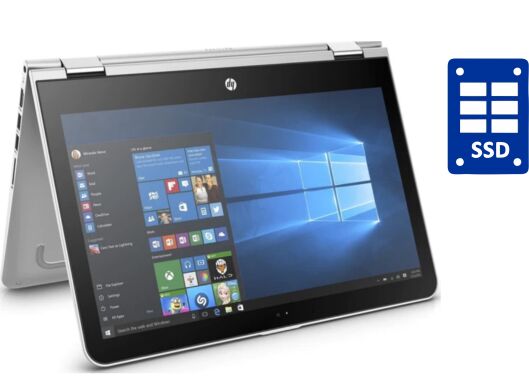 Ультрабук-трансформер HP Pavilion x360 14m-ba013dx / 14" (1366x768) TN Touch / Intel Core i3-7100U (2 (4) ядра по 2.4 GHz) / 8 GB DDR4 / 256 GB SSD / Intel HD Graphics 620 / WebCam / Win 10 Home Ультрабук-трансформер HP Pavilion x360 14m-ba013dx / 14" (1366x768) TN Touch / Intel Core i3-7100U (2 (4) ядра по 2.4 GHz) / 8 GB DDR4 / 256 GB SSD / Intel HD Graphics 620 / WebCam / Win 10 Home