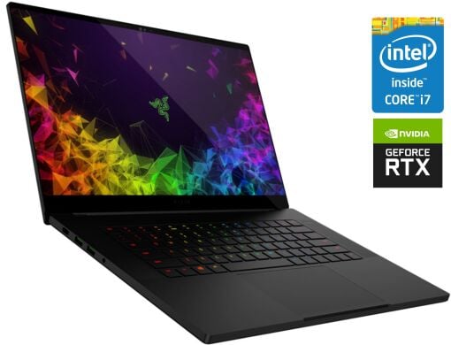 Ігровий ноутбук Razer Blade 15 RZ09-0288 / 15.6" (1920x1080) IPS / Intel Core i7-8750H (6 (12) ядер по 2.2 - 4.1 GHz) / 16 GB DDR4 / 512 GB SSD / nVidia GeForce RTX 2070 Max-Q, 8 GB GDDR6, 256-bit / WebCam