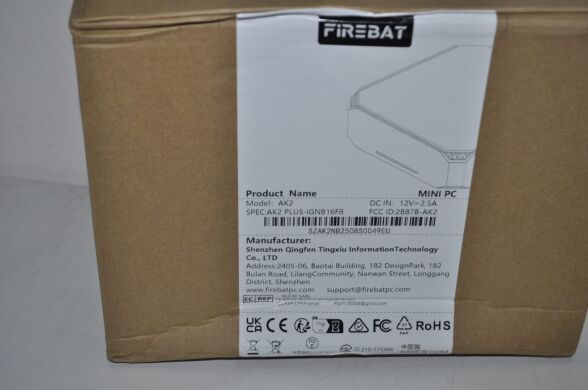 Новый неттоп Firebat AK2 Plus MiniPC USFF / Intel N150 (4 ядра по 3.6 GHz) / 16 GB DDR4 / 512 GB SSD / Intel UHD Graphics / Wi-Fi, Bluetooth Новый неттоп Firebat AK2 Plus MiniPC USFF / Intel N150 (4 ядра по 3.6 GHz) / 16 GB DDR4 / 512 GB SSD / Intel UHD Graphics / Wi-Fi, Bluetooth