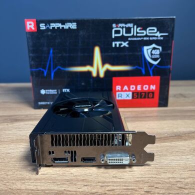 Дискретна відеокарта AMD Radeon RX 570, 4 GB GDDR5, 256-bit / DVI, HDMI, DisplayPort / Коробка