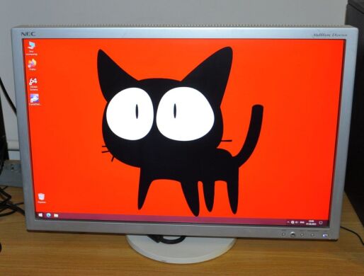 Монітор Б-клас NEC MultiSync EA241WM / 24'' (1920x1200) TN / VGA, DVI, USB 2.0 / Вбудовані колонки 2x1W / VESA 100x100 + Кабелі підключення Монітор Б-клас NEC MultiSync EA241WM / 24'' (1920x1200) TN / VGA, DVI, USB 2.0 / Вбудовані колонки 2x1W / VESA 100x100 + Кабелі підключення