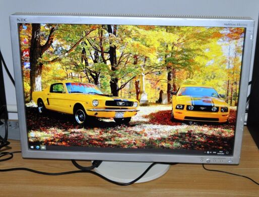 Монітор Б-клас NEC MultiSync EA241WM / 24'' (1920x1200) TN / VGA, DVI, USB 2.0 / Вбудовані колонки 2x1W / VESA 100x100 + Кабелі підключення Монітор Б-клас NEC MultiSync EA241WM / 24'' (1920x1200) TN / VGA, DVI, USB 2.0 / Вбудовані колонки 2x1W / VESA 100x100 + Кабелі підключення