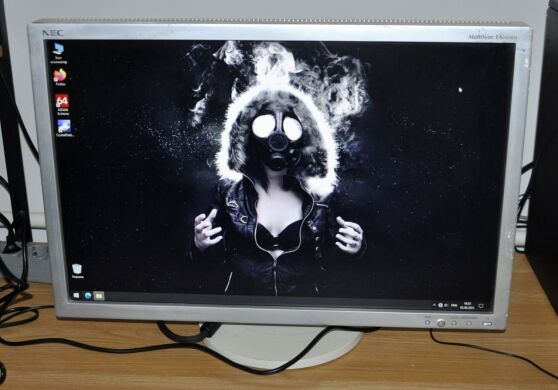 Монітор Б-клас NEC MultiSync EA241WM / 24'' (1920x1200) TN / VGA, DVI, USB 2.0 / Вбудовані колонки 2x1W / VESA 100x100 + Кабелі підключення Монітор Б-клас NEC MultiSync EA241WM / 24'' (1920x1200) TN / VGA, DVI, USB 2.0 / Вбудовані колонки 2x1W / VESA 100x100 + Кабелі підключення