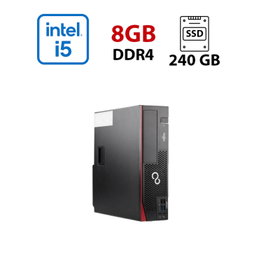 Неттоп Fujitsu Esprimo D556 D556/2/E90 + SFF / Intel Core i5-6400 (4 ядра по 2.7 - 3.3 GHz) / 8 GB DDR4 / 240 GB SSD / Intel HD Graphics 630 Неттоп Fujitsu Esprimo D556 D556/2/E90 + SFF / Intel Core i5-6400 (4 ядра по 2.7 - 3.3 GHz) / 8 GB DDR4 / 240 GB SSD / Intel HD Graphics 630