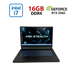 Игровой ноутбук MSI Stealth 15M A11UEK / 15.6" (1920x1080) IPS / Intel Core i7-11375H (4 (8) ядра по 3.0 - 5.0 GHz) / 16 GB DDR4 / 512 GB SSD / nVidia GeForce RTX 3060, 6 GB GDDR6, 192-bit / WebCam