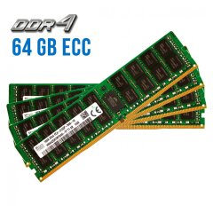 Комплект: Серверная оперативная память Hynix / 64 GB (4x16 GB) / 2Rx4 PC4-2133P / DDR4 ECC / 2133 MHz
