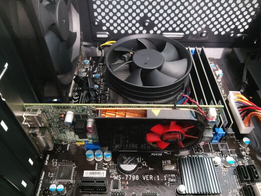 Компьютер 1stPlayer FireRose Black Tower NEW / Intel Core i5-3470 (4 ядра по 3.2 - 3.6 GHz) / 16 GB DDR3 / 240 GB SSD NEW / AMD R7 250, 2 GB GDDR3, 128-bit