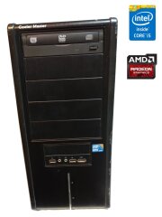 Компьютер Cooler Master Tower / Intel Core і5-750 (4 ядра по 2.66 - 3.2 GHz) / 4 GB DDR3 / 500 GB HDD / AMD Radeon HD 5450, 1 GB DDR3, 64-bit / 500W 