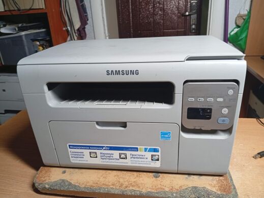 МФУ Samsung SCX-3400 / лазерная монохромная печать / 1200x1200 dpi / А4 / 20 стр/мин / 1x USB 2.0, 1x Type-B