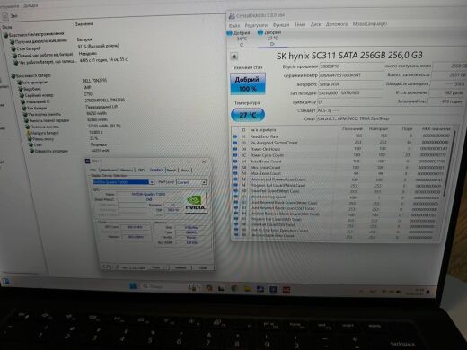 Мобильная рабочая станция Б-класс Dell Precision 5550 / 15.6" (1920x1080) IPS / Intel Core i7-10750H (6 (12) ядер по 2.6 - 5.0 GHz) / 32 GB DDR4 / 256 GB SSD + 256 GB SSD / nVidia Quadro T1000, 4 GB GDDR5, 128-bit / WebCam