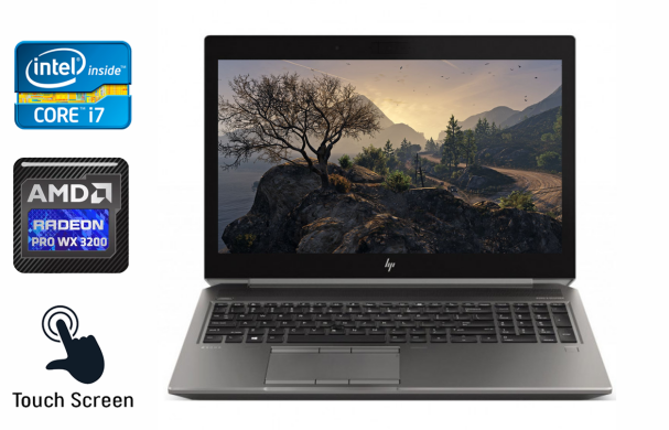 Мобильная рабочая станция Б-класс HP Zbook 15u G6 / 15.6" (1920x1080) IPS Touch / Intel Core i7-8665U (4 (8) ядра по 1.9 - 4.8 GHz) / 16 GB DDR4 / 512 GB SSD / AMD Radeon Pro WX 3200, 4 GB GDDR5, 128-bit / WebCam / TouchID