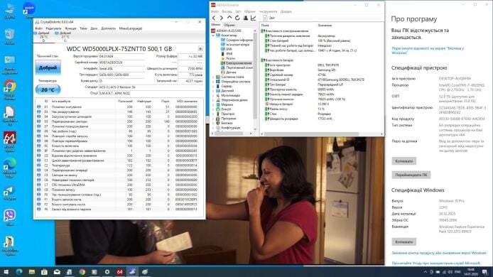 Мобильная рабочая станция Б-класс Dell Precision 7520 / 15.6" (1920x1080) IPS / Intel Core i7-6820HQ (4 (8) ядра по 2.7 - 3.6 GHz) / 32 GB DDR4 / 512 GB SSD + 500 GB HDD / nVidia Quadro M2200, 4 GB GDDR5, 128-bit / WebCam