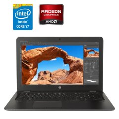 Мобильная рабочая станция HP ZBook 15u G4 / 15.6" (1920x1080) TN Touch / Intel Core i7-7500U (2 (4) ядра по 2.7 - 3.5 GHz) / 16 GB DDR4 / 250 GB SSD / AMD Radeon R7 M350, 2 GB GDDR5, 64-bit / WebCam