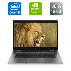 Мобильная рабочая станция HP ZBook Studio G5 / 15.6" (1920x1080) IPS / Intel Core i7-8750H (6 (12) ядер по 2.2 - 4.1 GHz) / 16 GB DDR4 / 512 GB SSD / nVidia Quadro P1000, 4 GB GDDR5, 256-bit / WebCam / Fingerprint