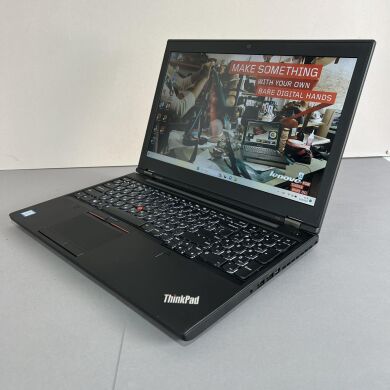 Мобільна робоча станція Lenovo ThinkPad P50 / 15.6" (1920x1080) IPS / Intel Core i7-6700HQ (4 (8) ядра по 2.6 - 3.5 GHz) / 16 GB DDR4 / 500 GB SSD / nVidia Quadro M2000M, 4 GB GDDR5, 128-bit / WebCam / HDMI