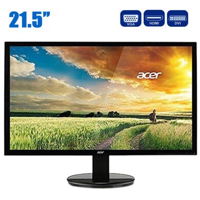 Монитор Acer K222HQL bid / 21.5" (1920x1080) TN / VGA, DVI, HDMI / VESA 100x100 