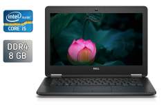 Нетбук Б-клас Dell Latitude E7270 / 12.5" (1366x768) TN / Intel Core i5-6300U (2 (4) ядра по 2.4 - 3.0 GHz) / 8 GB DDR4 / 240 GB SSD / Intel HD Graphics 520 / WebCam / HDMI / Windows 10