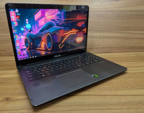Ноутбук-трансформер Asus Q535U / 15.6" (3840x2160) IPS Touch / Intel Core i7-8550U (4 (8) ядра по 1.8 - 4.0 GHz) / 16 GB DDR4 / 256 GB SSD + 2000 GB HDD / nVidia Geforce GTX 1050, 4 GB GDDR5, 128-bit / WebCam / HDMI / Windows 10