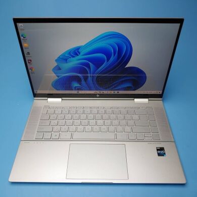Ноутбук-трансформер HP Envy x360 15-ew0023dx / 15.6" (1920x1080) IPS Touch / Intel Core i7-1255U (10 (12) ядер по 3.5 - 4.7 GHz) / 16 GB DDR4 / 512 GB SSD / Intel Iris Plus Graphics / WebCam / Win 11 Home