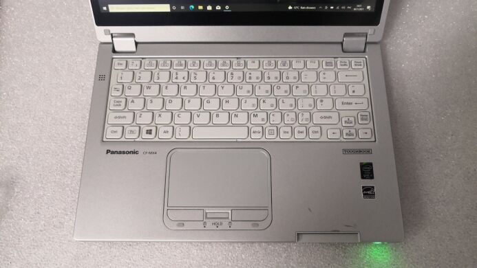 Ноутбук-трансформер Pansonic ToughBook CF-MX4 / 12.5" (1920x1080) IPS Touch / Intel Core i5-5300U (2 (4) ядра по 2.3 - 2.9 GHz) / 4 GB DDR3 / 128 GB SSD / Intel HD Graphics 5500 / WebCam / две батареи 