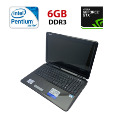 Ноутбук Asus K50 / 15.6" (1366x768) TN / Intel Pentium T4500 (2 ядра по 2.3 GHz) / 6 GB DDR3 / 500 GB HDD / nVidia GeForce GT 320M, 1 GB DDR3, 128-bit / WebCam