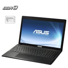 Ноутбук Asus X55U / 15.6" (1366x768) TN / AMD E2-1800 (2 ядра по 1.7 GHz) / 4 GB DDR3 / 120 GB SSD / AMD Radeon HD 7340 Graphics / WebCam / DVD-ROM / Без АКБ 