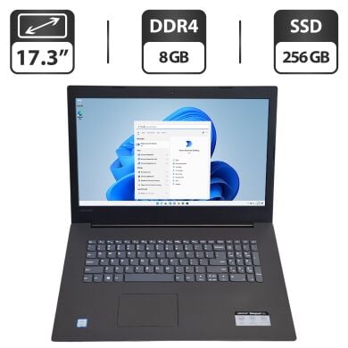 Ноутбук Lenovo IdeaPad 330-17IKB / 17.3" (1600x900) TN / Intel Core i5-8250U (4 (8) ядра по 1.6 - 3.4 GHz) / 8 GB DDR4 / 256 GB SSD / Intel UHD Graphics 620 / WebCam / DVD-ROM