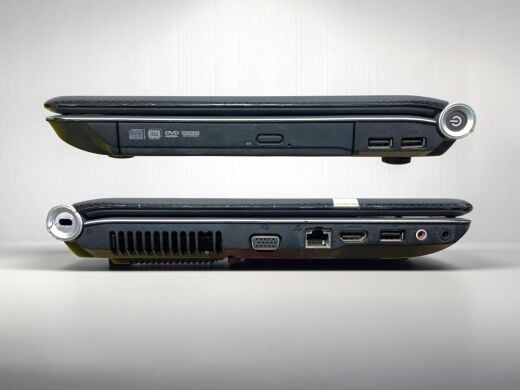 Ноутбук Б-клас Packard Bell NJ65 / 14" (1366x768) TN / Pentium Dual Core T4300 (2 (2) ядер по 2.1 - 2.1 GHz) / 4 GB DDR3 / 320 GB HDD / nVidia GeForce G105M, 512 MB GDDR3, 64-bit / WebCam