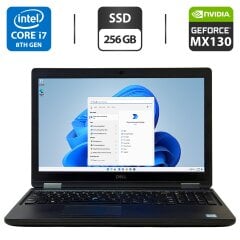 Ноутбук Dell Latitude 5591 / 15.6" (1920x1080) IPS / Intel Core i7-8850H (6 (12) ядер по 2.6 - 4.3 GHz) / 16 GB DDR4 / 256 GB SSD / nVidia GeForce MX130, 2 GB GDDR5, 64-bit / WebCam / Windows 11 Pro