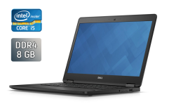 Ноутбук Dell Latitude E5470 / 14" (1366x768) TN / Intel Core i5-6300U (2 (4) ядра по 2.4 - 3.0 GHz) / 8 GB DDR4 / 256 GB SSD / Intel HD Graphics 520 / WebCam / Windows 10