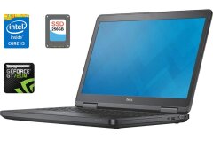Ноутбук Dell Latitude E5540 / 15.6" (1920x1080) TN / Intel Core i5-4310U (2 (4) ядра по 2.0 - 3.0 GHz) / 8 GB DDR3 / 256 GB SSD / nVidia GeForce GT 720M, 2 GB DDR3, 64 bit / DVD-ROM / HDMI