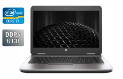 Ноутбук HP ProBook 640 G2 / 14" (1366x768) TN / Intel Core i7-6600U (2 (4) ядра по 2.6 - 3.4 GHz) / 8 GB DDR4 / 500 GB HDD / Intel HD Graphics 520 / WebCam / Fingerprint / Windows 10
