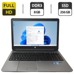 Ноутбук HP ProBook 650 G1 / 15.6" (1920x1080) TN / Intel Core i5-4310M (2 (4) ядра по 2.7 - 3.4 GHz) / 8 GB DDR3 / 256 GB SSD / Intel HD Graphics 4600