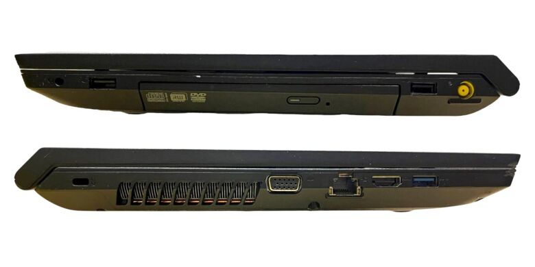 Ноутбук Lenovo B590 / 15.6" (1366x768) TN / Intel Celeron 1000M (2 ядра по 1.8 GHz) / 4 GB DDR3 / 120 GB SSD / nVidia GeForce GT 720M, 1 GB DDR3, 64-bit / WebCam