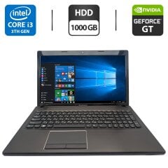 Ноутбук Lenovo G580 / 15.6" (1366x768) TN / Intel Core i3-3120M (2 (4) ядра по 2.5 GHz) / 8 GB DDR3 / 1000 GB HDD / nVidia GeForce GT 635M, 2 GB GDDR3, 128-bit / WebCam / DVD-ROM
