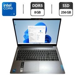 Ноутбук Lenovo IdeaPad Slim 3i 15IAN8 / 15.6" (1920x1080) TN / Intel Core i3-N305 (8 ядер по 3.8 GHz) / 8 GB DDR5 / 256 GB SSD / Intel UHD Graphics / WebCam