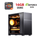 Новый игровой ПК Hunter JONSBO D41 MESH Tower / AMD Ryzen 5 7400F (6 (12) ядер по 3.7 - 4.7 GHz) / 16 GB DDR5 / 480 GB SSD / nVidia GeForce RTX 3050, 6 GB GDDR6, 96-bit купить