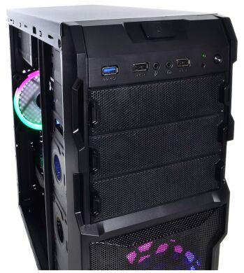 Новий комп'ютер ARTLINE Gaming X46v29 / AMD Ryzen 5 3500 (6 ядер по 3.6 - 4.1 GHz) / RX 580 ARMOR 8G / 8 GB DDR4 / 480 GB SSD / PRIME A320M-K / QUBE QB932A U3C / 600W / Wraith Stealth