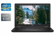 Ультрабук Б-класс Dell Latitude 5590 / 15.6" (1920x1080) IPS / Intel Core i5-7300U (2 (4) ядра по 2.6 - 3.5 GHz) / 8 GB DDR4 / 256 GB SSD / Intel HD Graphics 620 / WebCam / Windows 10
