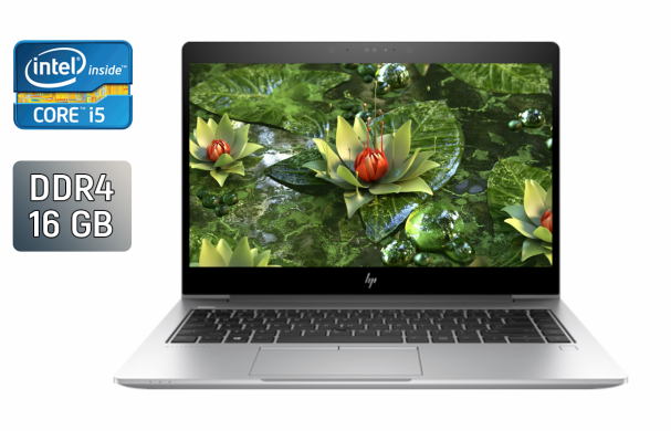 Ультрабук Б-клас HP EliteBook 840 G5 / 14" (1920x1080) IPS / Intel Core i5-8350U (4 (8) ядра по 1.7 - 3.6 GHz) / 16 GB DDR4 / 512 GB SSD / Intel UHD Graphics 620 / WebCam / Fingerprint / Windows 10