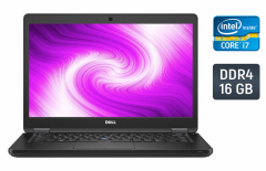 Ультрабук Dell Latitude 5480 / 14" (1920x1080) IPS / Intel Core i7-7820HQ (4 (8) ядра по 2.9 - 3.9 GHz) / 16 GB DDR4 / 512 GB SSD / Intel HD Graphics 630 / WebCam / Windows 10