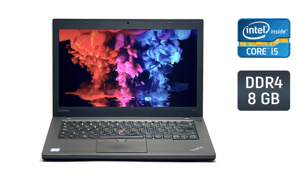 Ультрабук Lenovo ThinkPad T460 / 14" (1920x1080) IPS / Intel Core i5-6300U (2 (4) ядра по 2.4 - 3.0 GHz) / 8 GB DDR4 / 240 GB SSD / Intel HD Graphics 520 / WebCam / TouchID / Windows 10 Ультрабук Lenovo ThinkPad T460 / 14" (1920x1080) IPS / Intel Core i5-6300U (2 (4) ядра по 2.4 - 3.0 GHz) / 8 GB DDR4 / 240 GB SSD / Intel HD Graphics 520 / WebCam / TouchID / Windows 10