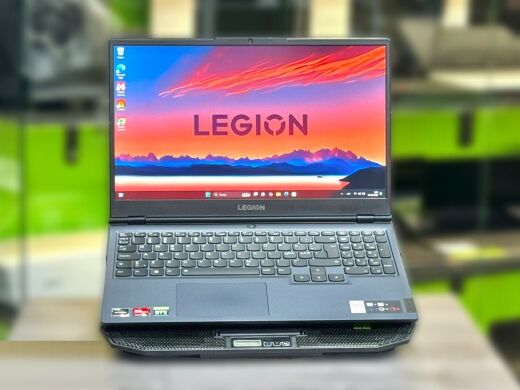 Игровой ноутбук Lenovo Legion 5 15ACH6H / 15.6" (1920x1080) IPS / AMD Ryzen 5 5600H (6 (12) ядер по 3.3 - 4.2 GHz) / 16 GB DDR4 / 512 GB SSD M.2 / nVidia GeForce RTX 3060, 6 GB GDDR6, 192-bit / WebCam / Win 11 Home