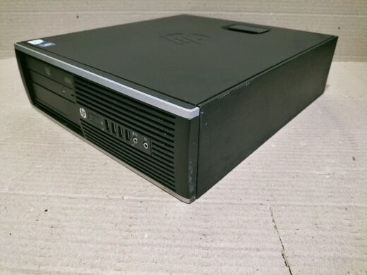 Компьютер HP Compaq 6200 SFF / Intel Core i3-2100 (2 (4) ядра по 3.1 GHz) / 4 GB DDR3 / 500 GB HDD / DVD-ROM / LPT / COM / Ключ Win7Pro + Кабель питания